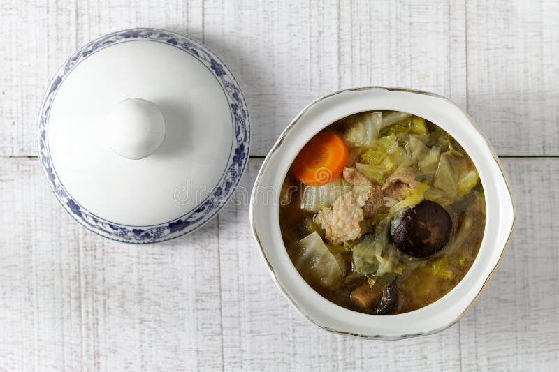 Chinese vegetable stew stock image. Image of asian, cooking 156845391