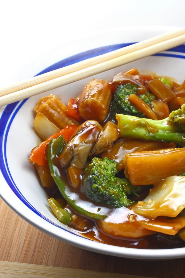 Chinese Stir Fry Vegetables Stock Photo - Image of green, sauce: 12763056