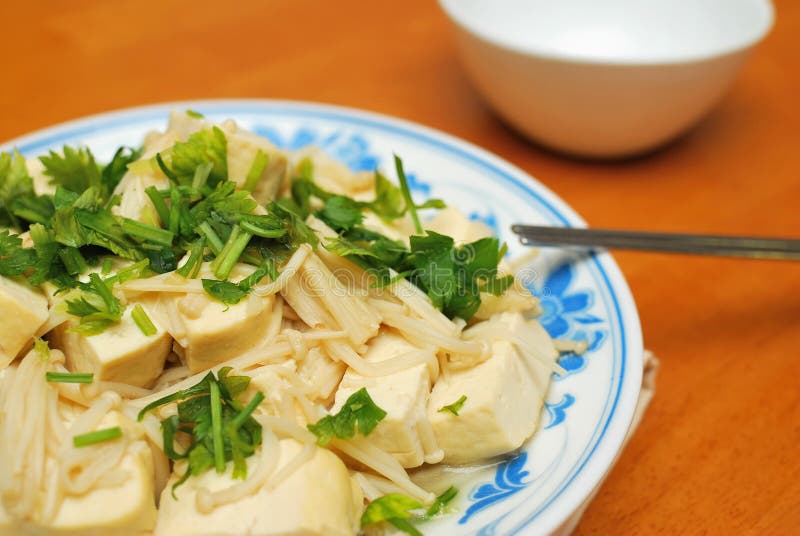 Chinese Vegetarian Bean Curd Cuisine Stock Photo Image of diet, silky 13950620