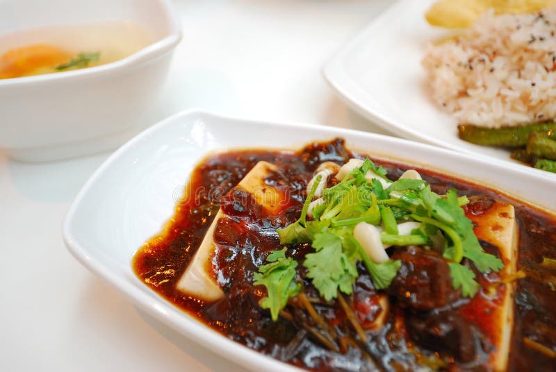 Chinese Vegetarian Bean Curd Delicacy Stock Photo Image of cuisine