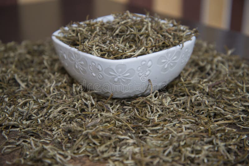 Chinese White Tea Is On The Table. Stock Image Image of meadow, infusion 82876711