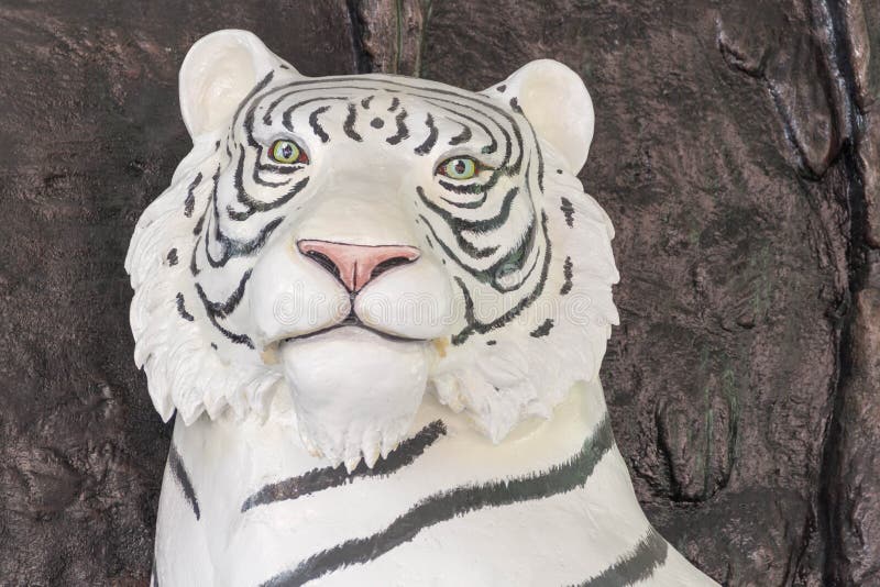 Chinese White Tiger Statue House Stock Photos Free & RoyaltyFree