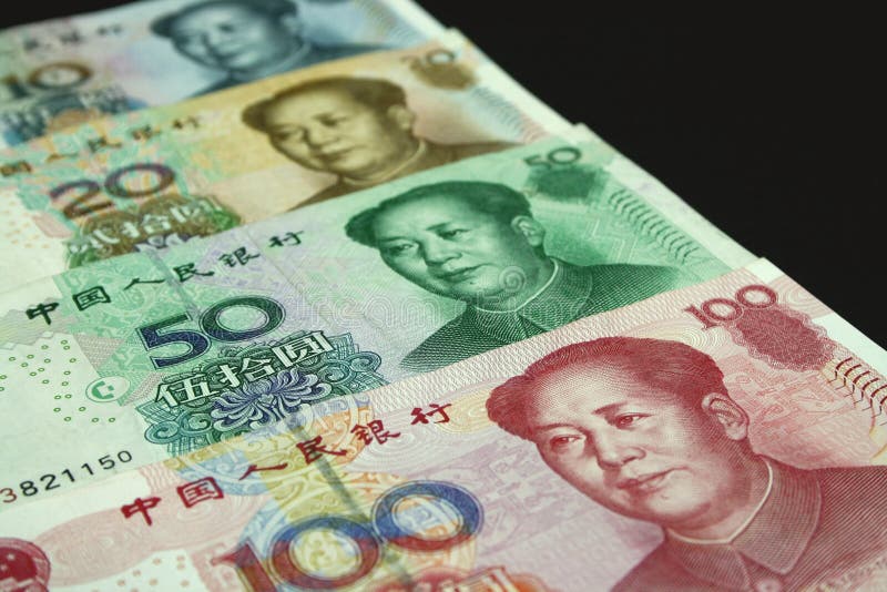 Chinese Yuan Banknotes stock image. Image of asia, notes - 4938477