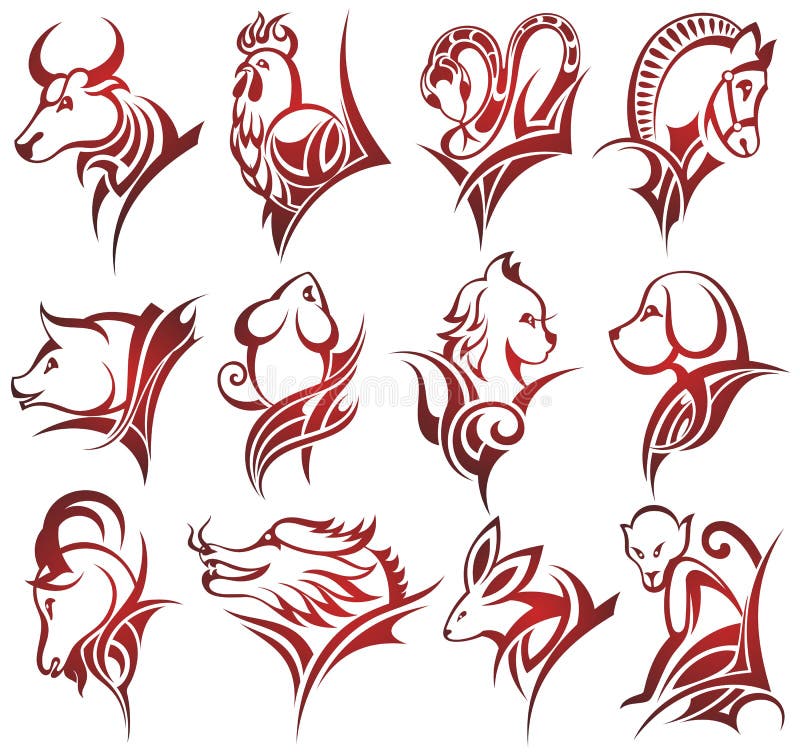 Monkey Tattoo Zodiac Vector Images (over 290)