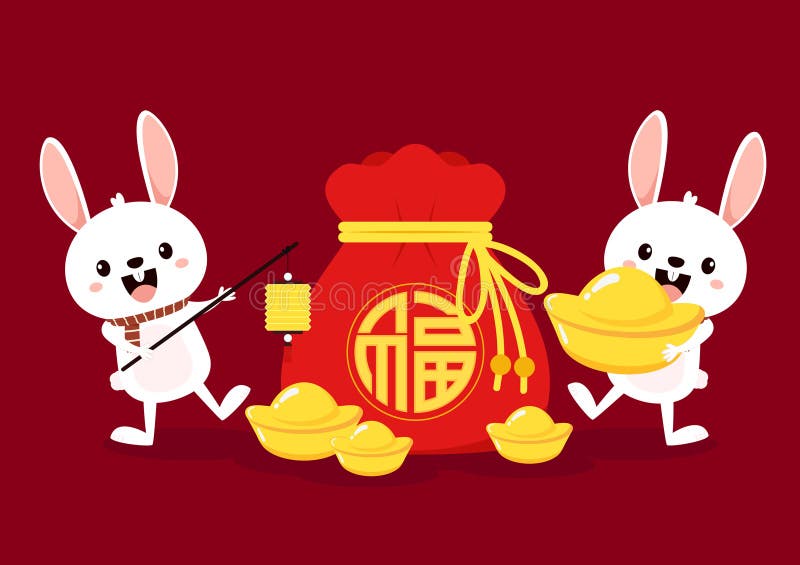 Chinese New Year Money Pocket Vector. Chinese Money Bag Vector Stock
