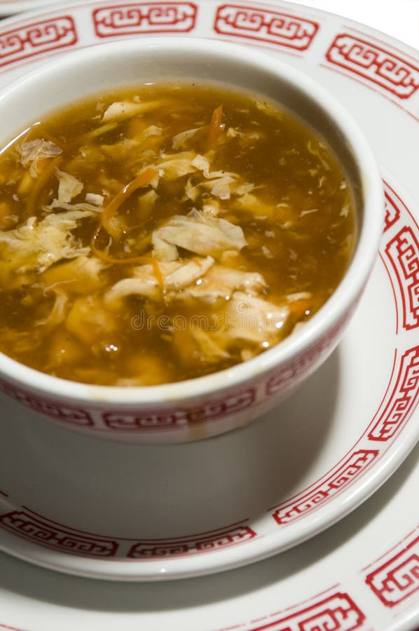 Chinesische heiße und saure Suppe lizenzfreie stockfotografie