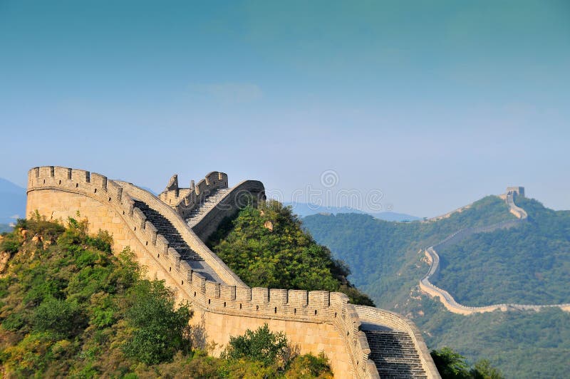 Chinesische Mauer stockfotografie Chinesische Mauer stockfotografie