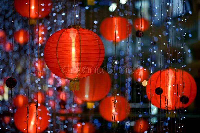Chinesische Papierlaterne stockbild Chinesische Papierlaterne stockbild