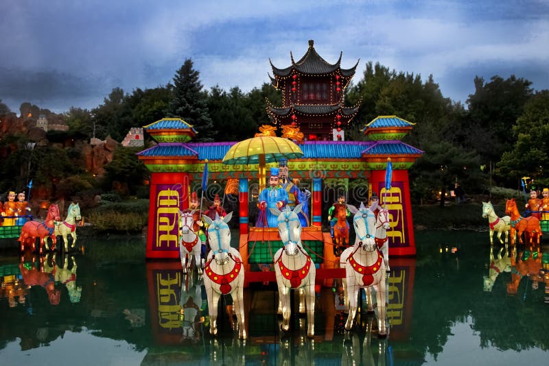 Chinesischer Botanischer Garten Von Montreal