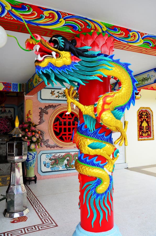 ABCsea Füllfederhalter - Chinesischer Drachen Design Mit Tempel Motiv