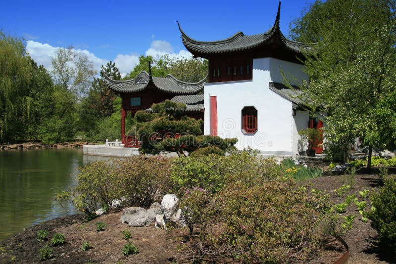 Chinesischer Garten stockfoto. Bild von chinesisch, draussen 11667844