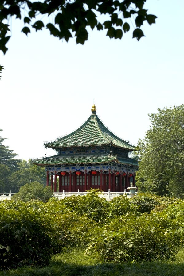 Chinesisches Gebäude stockfotos