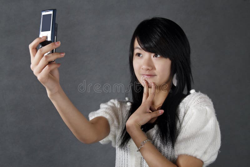 Chinesisches Mädchen lizenzfreie stockbilder Chinesisches Mädchen lizenzfreie stockbilder