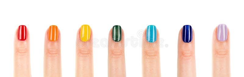 Chiodi dell'arcobaleno immagini stock libere da diritti Chiodi dell'arcobaleno immagini stock libere da diritti