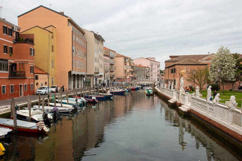 Chioggia and Submarine City of the Venetian Lagoon Near Venice, Famous ...