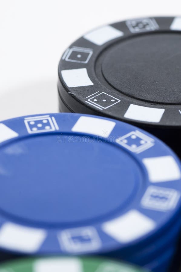 White poker chips stock photo. Image of blue, luck, chip 1421548