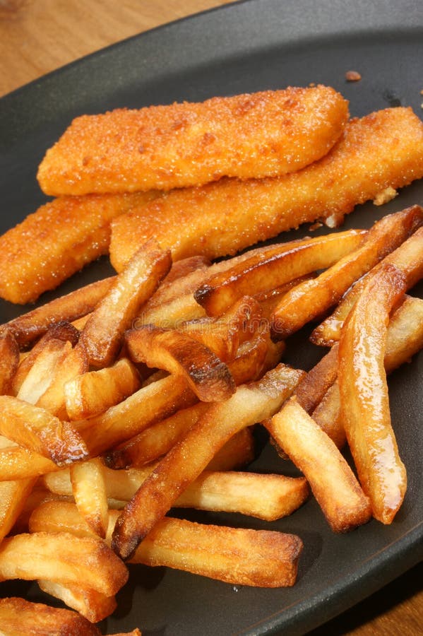 Chipfingerfisk royaltyfri foto