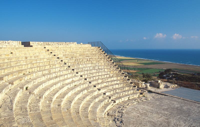 Chipre, Kourion, anfiteatro romano y playa