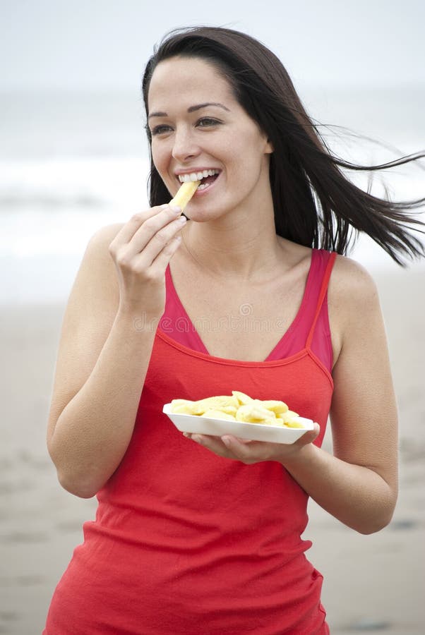 Chips at the beach