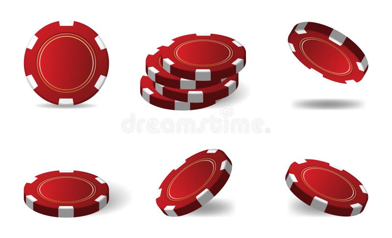 Cartaz de fichas de pôquer online elementos de cassino realistas