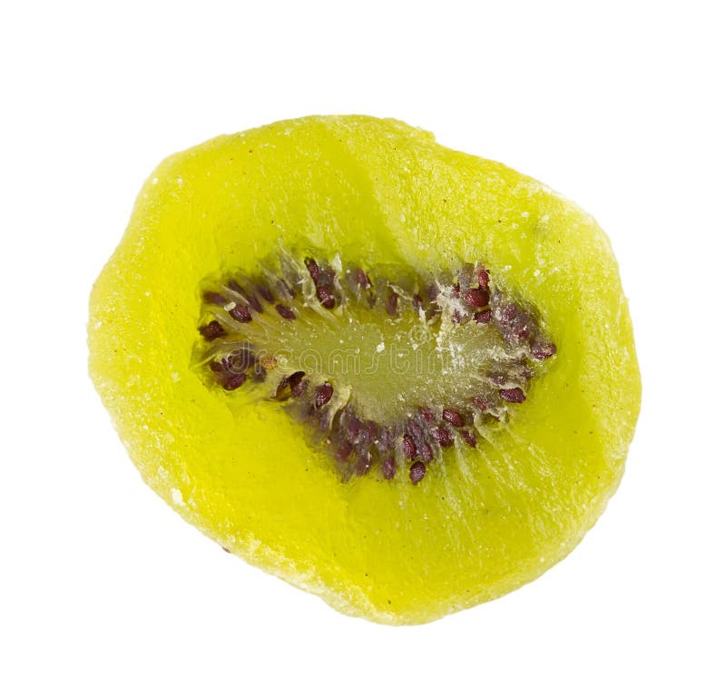 Chips of dried kiwi fruit. stock images Chips of dried kiwi fruit. stock images