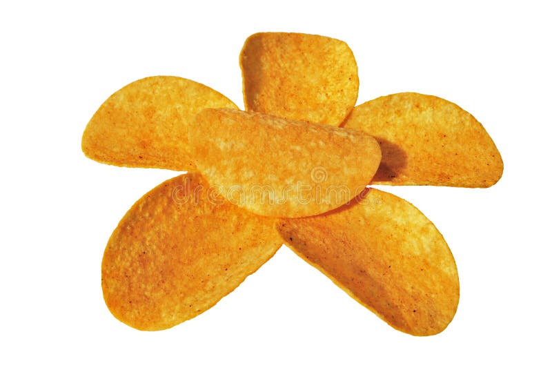 Chips flower stock image. Image of salty, potato, salt 10382541