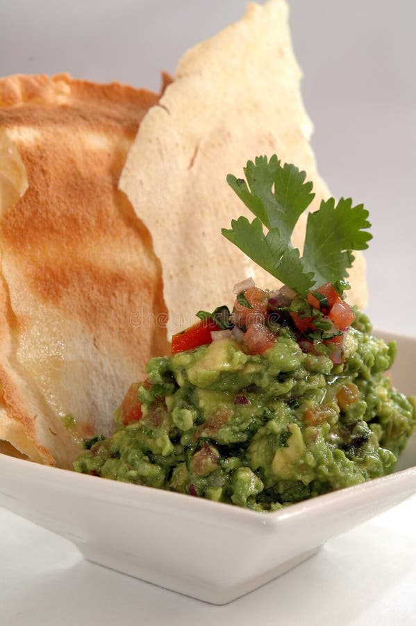 Chips and guacamole stock photo. Image of tortilla, cilantro 4873564