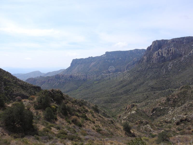 Chisos Mountains, Big Bend National Park Stock Image - Image of park ...