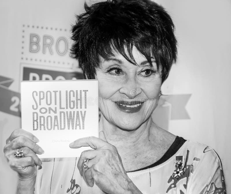 Actress, dancer, and singer Chita Rivera, has been nominated for performances in 10 Broadway productions and is winner of 2 Tony Awards plus a third honorary Tony for Lifetime Achievement in the Theater participates in the Broadway on Broadway event in Times Square, New York City on September 9, 2012. Ms Rivera appeared on numerous television shows and films in her over 6 decade career. This event is a showcase for the season's coming musical productions and other theatrical productions. Rivera was the first Puerto Rican and first Latina to earn the Kennedy Center Honors and is a recipient of the Presidential Medal of Freedom. She died in New York City after a brief illness, on January 30, 2024. She was 91. Actress, dancer, and singer Chita Rivera, has been nominated for performances in 10 Broadway productions and is winner of 2 Tony Awards plus a third honorary Tony for Lifetime Achievement in the Theater participates in the Broadway on Broadway event in Times Square, New York City on September 9, 2012. Ms Rivera appeared on numerous television shows and films in her over 6 decade career. This event is a showcase for the season's coming musical productions and other theatrical productions. Rivera was the first Puerto Rican and first Latina to earn the Kennedy Center Honors and is a recipient of the Presidential Medal of Freedom. She died in New York City after a brief illness, on January 30, 2024. She was 91.