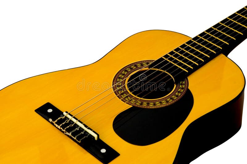 Chitarra acustica fotografie stock Chitarra acustica fotografie stock