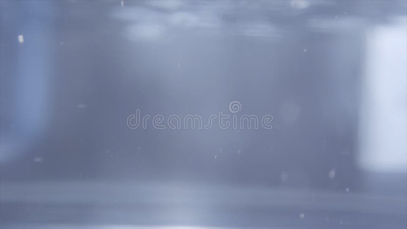 Chiuda su per il underwate delle bolle di aria, la vista attraverso plastica o il vetro azione Molte bolle di aria in acqua trasp immagini stock Chiuda su per il underwate delle bolle di aria, la vista attraverso plastica o il vetro azione Molte bolle di aria in acqua trasp immagini stock