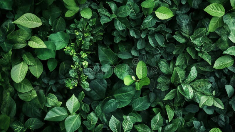 ChiudiGiardino verticale con piante verdi illustrazione di stock