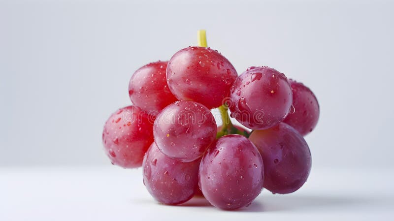 Chiusura di un vino fresco su fondo bianco illustrazione vettoriale