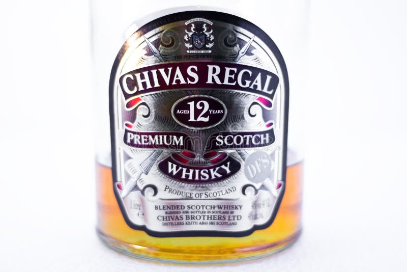 Chivas Regal immagine stock editoriale. Immagine di anni