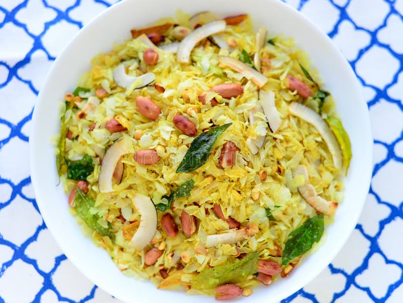 Chivda Poha στοκ εικόνες με δικαίωμα ελεύθερης χρήσης