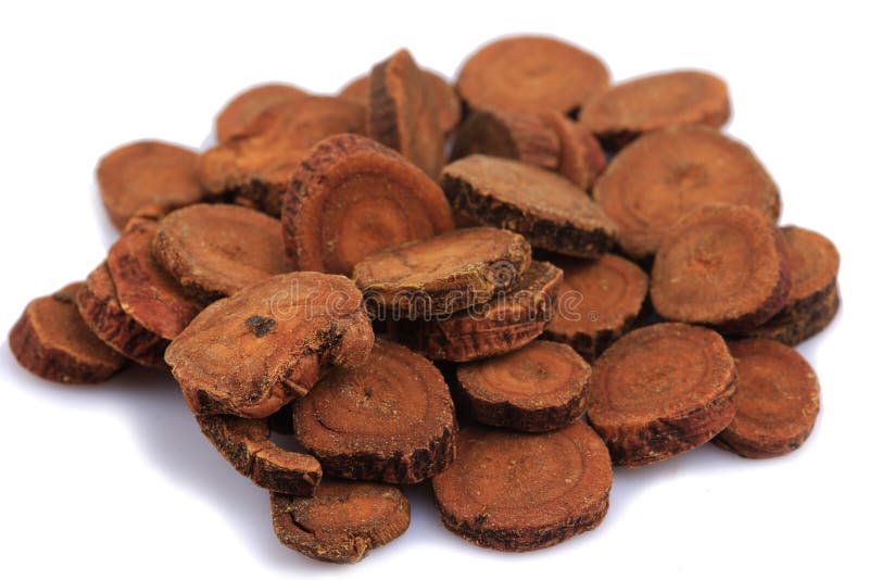 Chińska medycyna ziołowa Glycyrrhizae Radix et Rhizoma lub Licorice Root obraz royalty free Chińska medycyna ziołowa Glycyrrhizae Radix et Rhizoma lub Licorice Root obraz royalty free