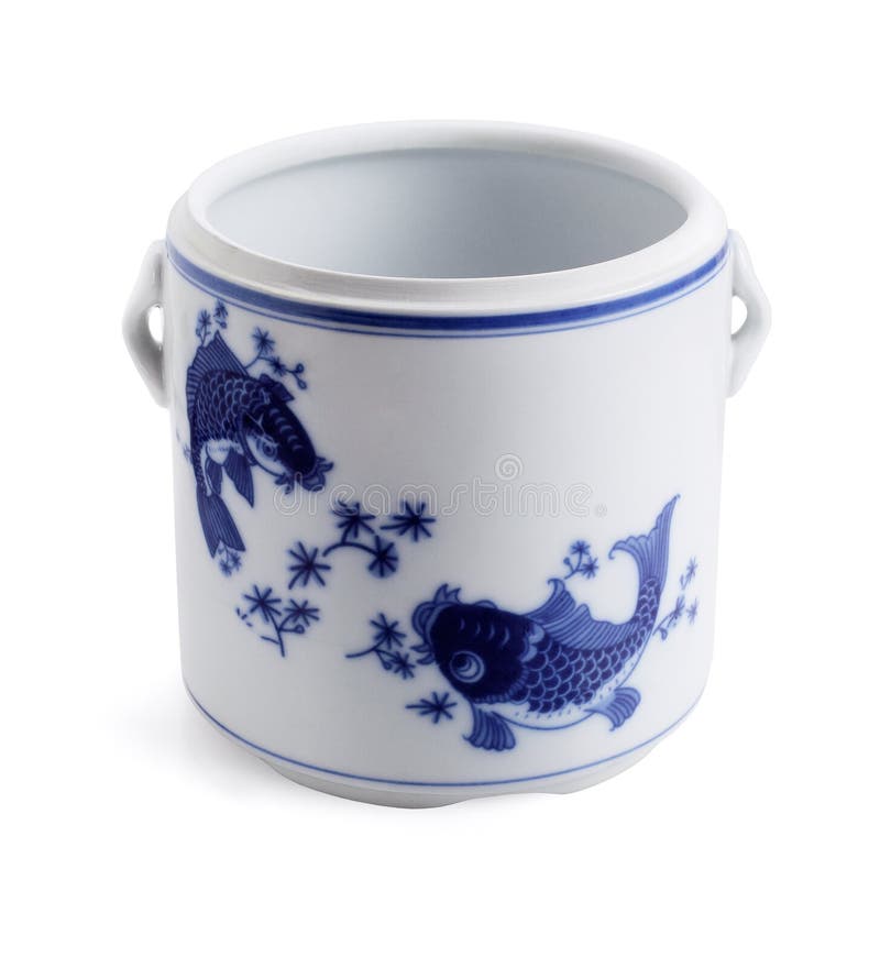 Chiński porcelana zbiornik obrazy royalty free Chiński porcelana zbiornik obrazy royalty free
