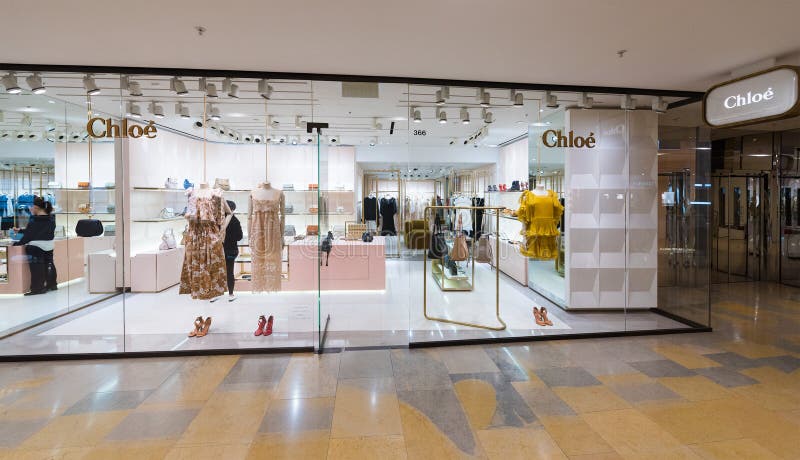 Chloe Store in the Pacific Place Mall, Hong Kong Editorial Stock Image ...