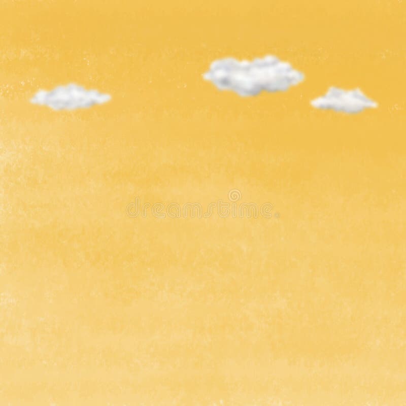 Chmury na żółtym niebie