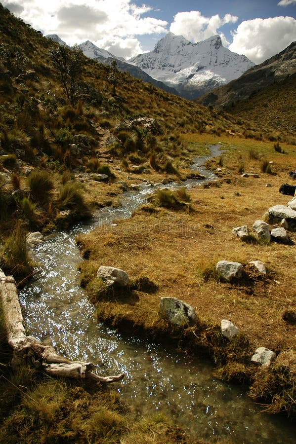 Choclaraju from Base Camp - Cordiliera Blanca. Choclaraju from Base Camp - Cordiliera Blanca