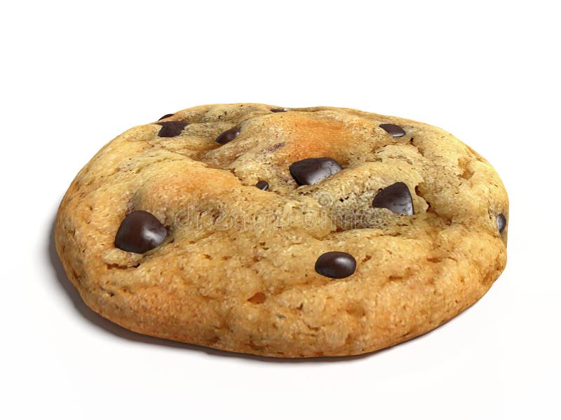 Chocolade Chip Cookie vector illustratie Chocolade Chip Cookie vector illustratie