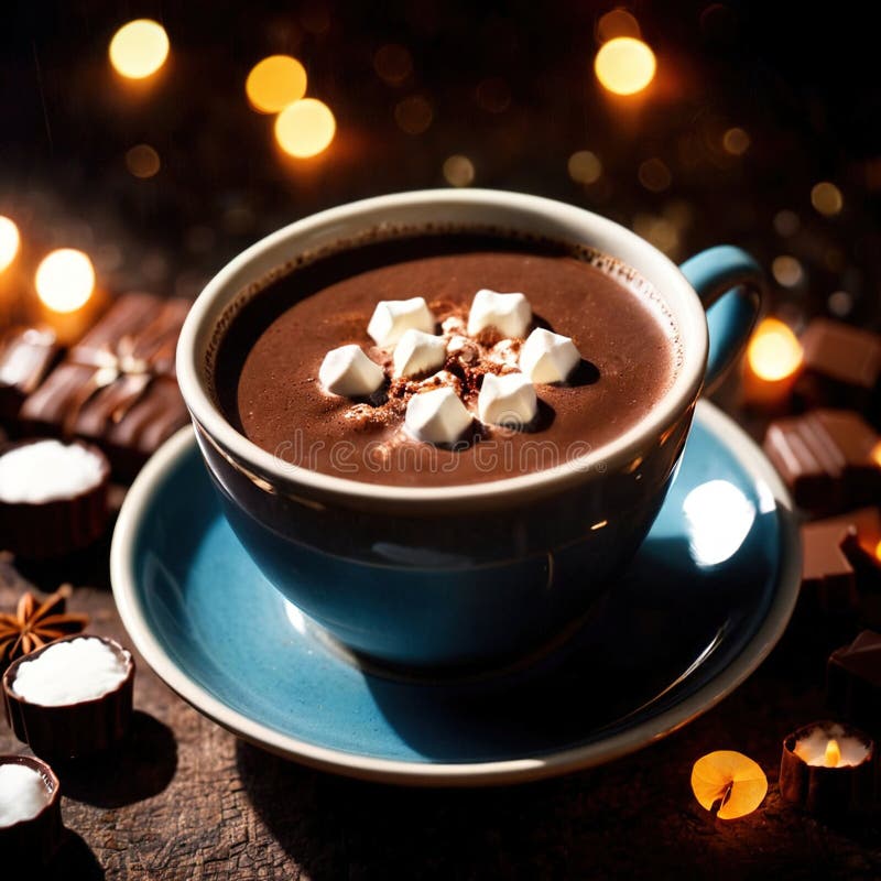 Chocoladerijke chocolade chocolade drank drankje drank vector illustratie