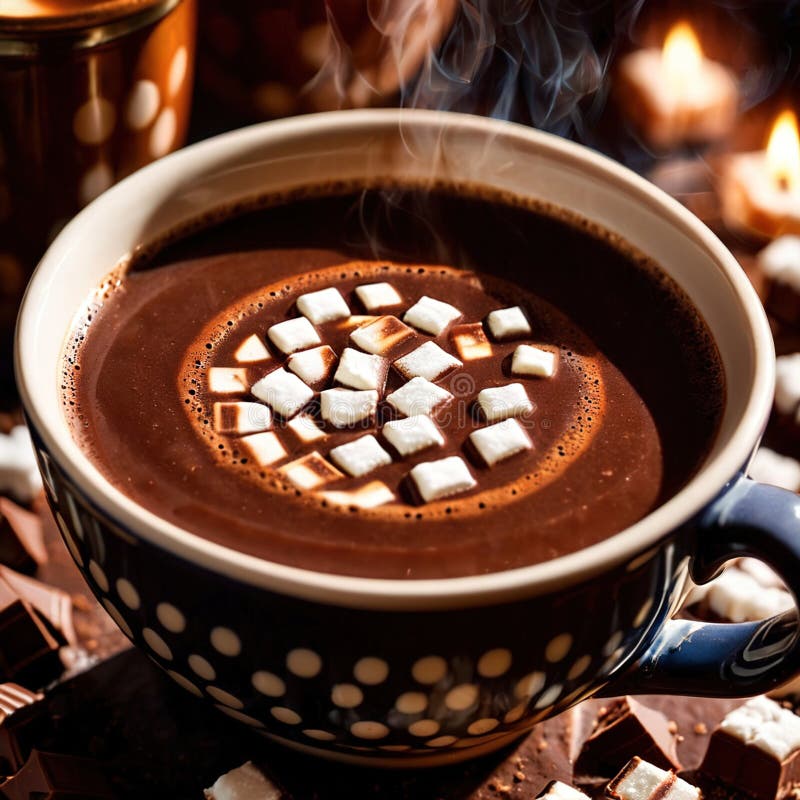 Chocoladerijke chocolade chocolade drank drankje drank vector illustratie