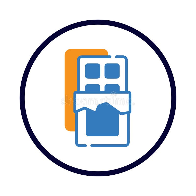 Chocoladestaafje chocoladestaafje stock illustratie