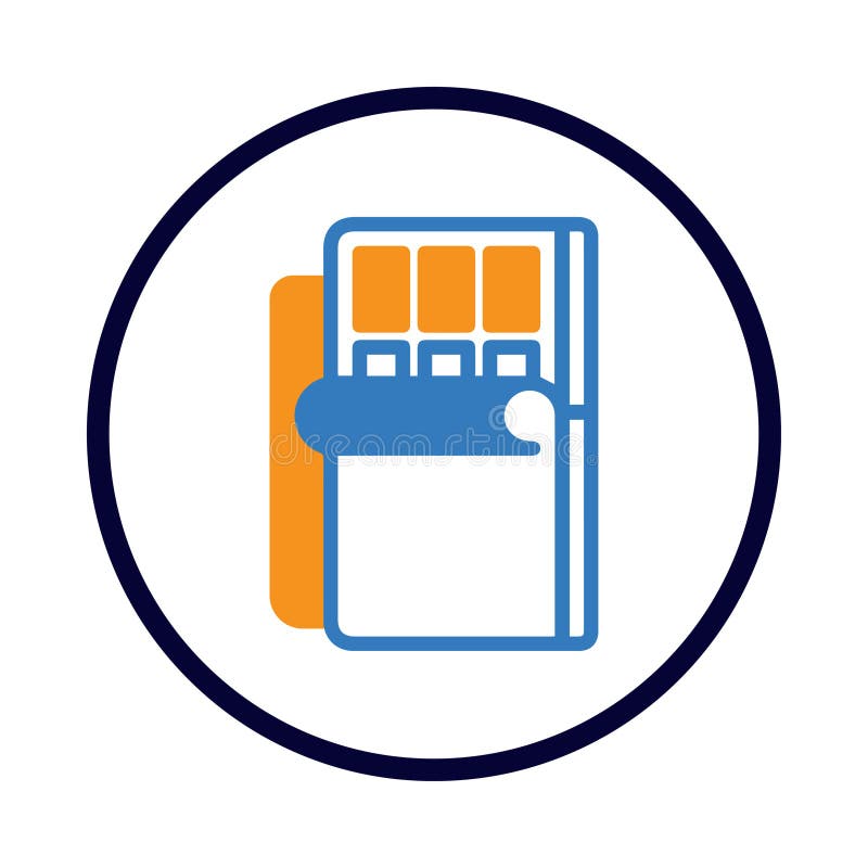 Chocoladestaafje chocoladestaafje vector illustratie