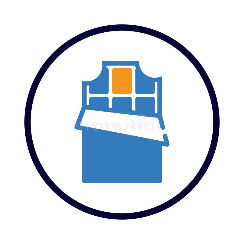 Chocoladestaafje chocoladestaafje royalty-vrije illustratie