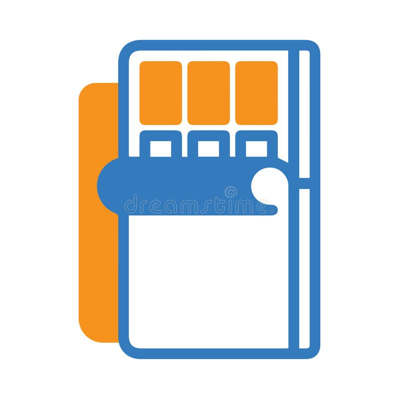 Chocoladestaafje chocoladestaafje vector illustratie