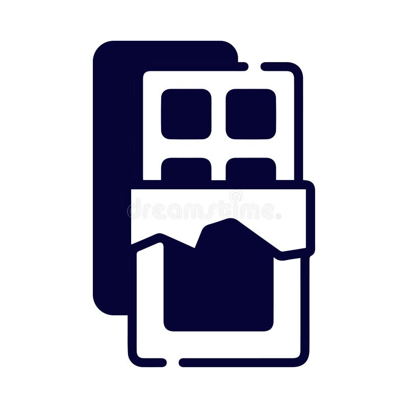 Chocoladestaafje chocoladestaafje royalty-vrije illustratie