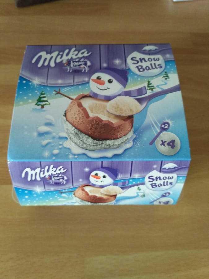 Шоколадные шарики Milka Snowballs