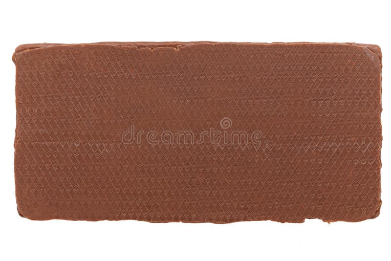 Chocolat au lait isolé sur fond blanc de la vue du haut. fichier contient le chemin d'accès d'écrêtage